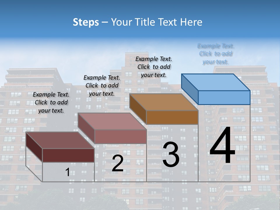 Complex Facade Housing PowerPoint Template