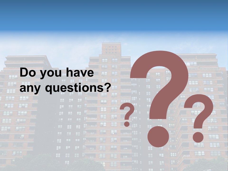 Complex Facade Housing PowerPoint Template