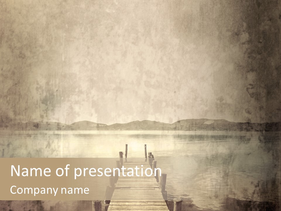 Vintage Trip Location PowerPoint Template