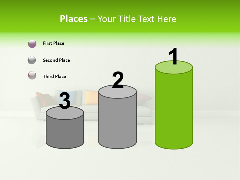 Couch Lifestyle Creative PowerPoint Template