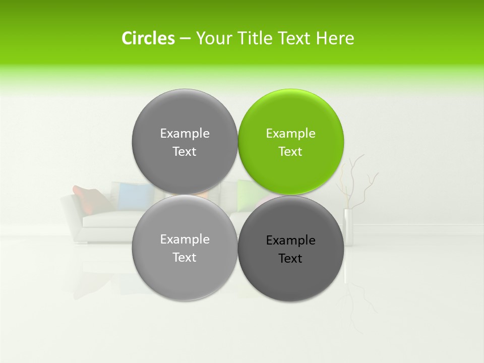 Couch Lifestyle Creative PowerPoint Template