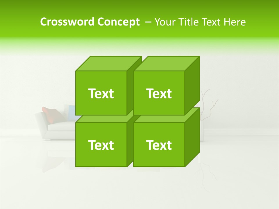 Couch Lifestyle Creative PowerPoint Template