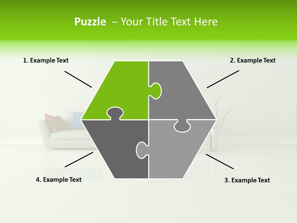 Couch Lifestyle Creative PowerPoint Template