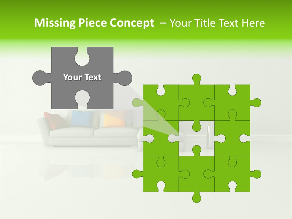 Couch Lifestyle Creative PowerPoint Template