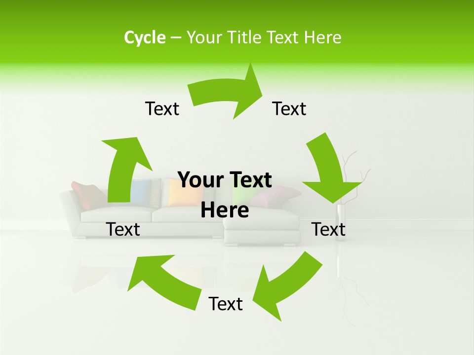 Couch Lifestyle Creative PowerPoint Template