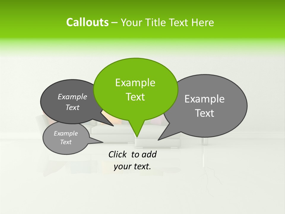 Couch Lifestyle Creative PowerPoint Template