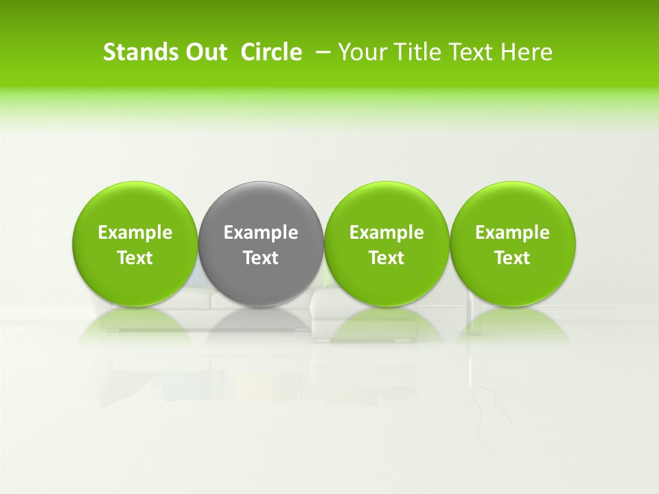 Couch Lifestyle Creative PowerPoint Template