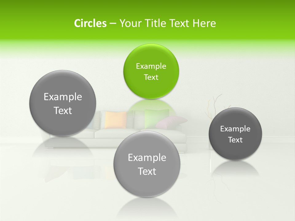 Couch Lifestyle Creative PowerPoint Template