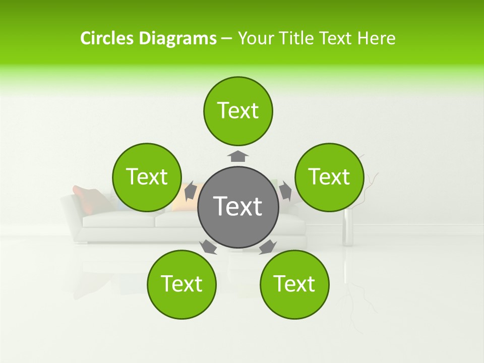 Couch Lifestyle Creative PowerPoint Template