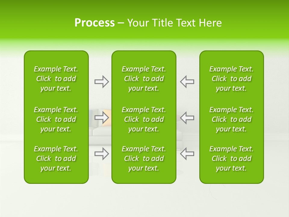 Couch Lifestyle Creative PowerPoint Template