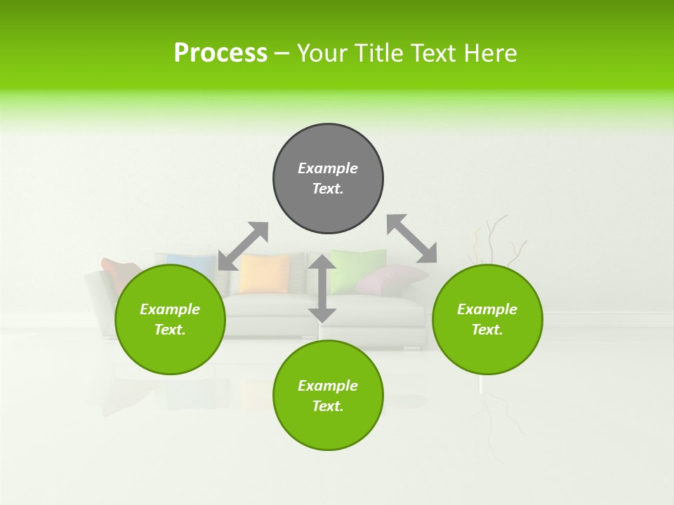 Couch Lifestyle Creative PowerPoint Template
