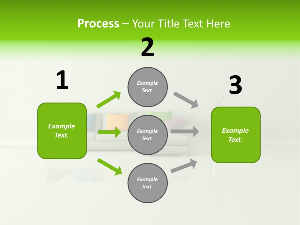 Couch Lifestyle Creative PowerPoint Template