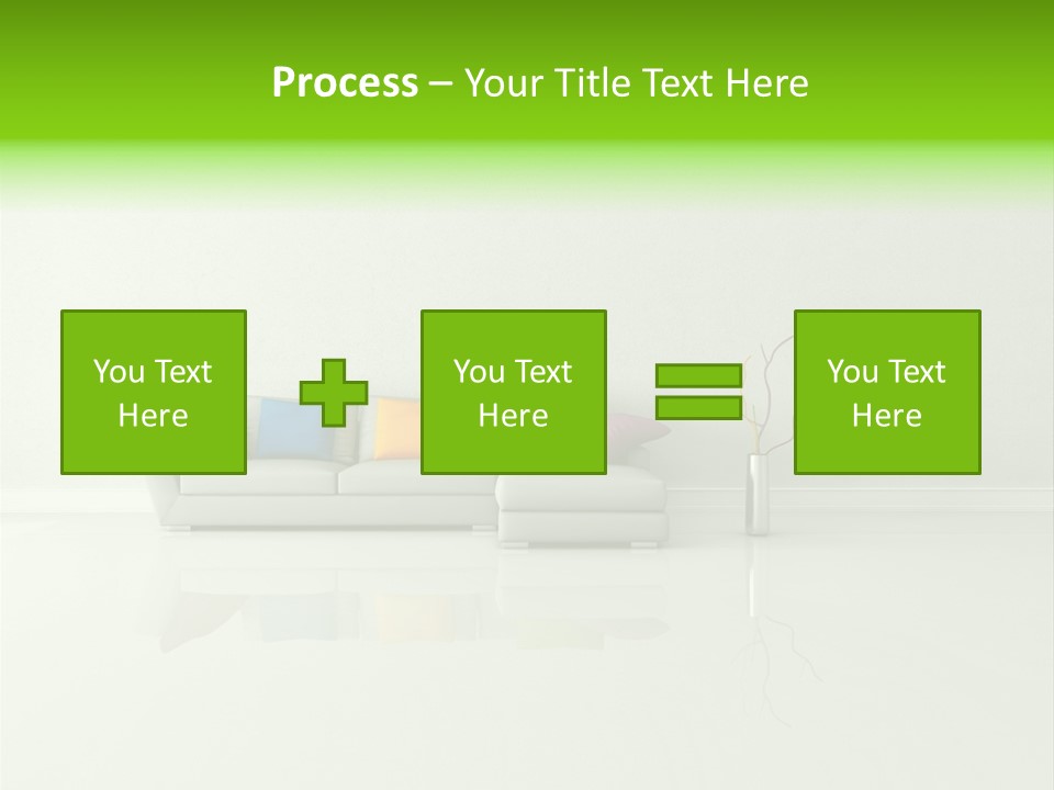 Couch Lifestyle Creative PowerPoint Template