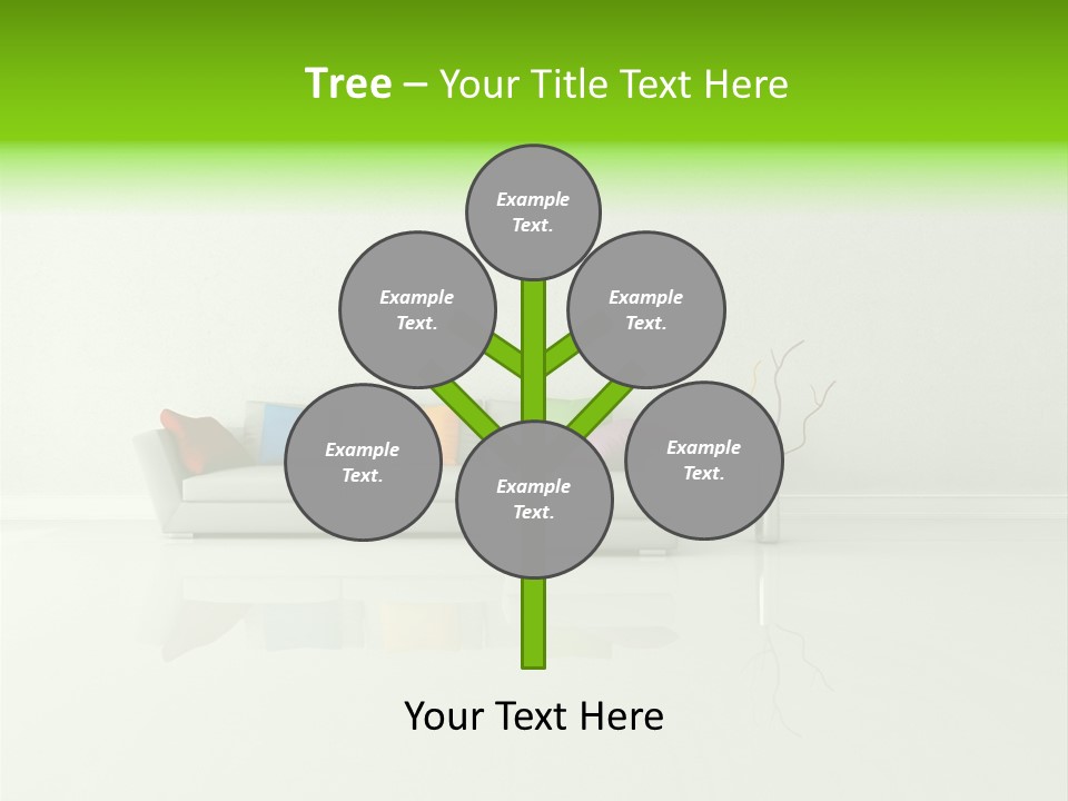 Couch Lifestyle Creative PowerPoint Template