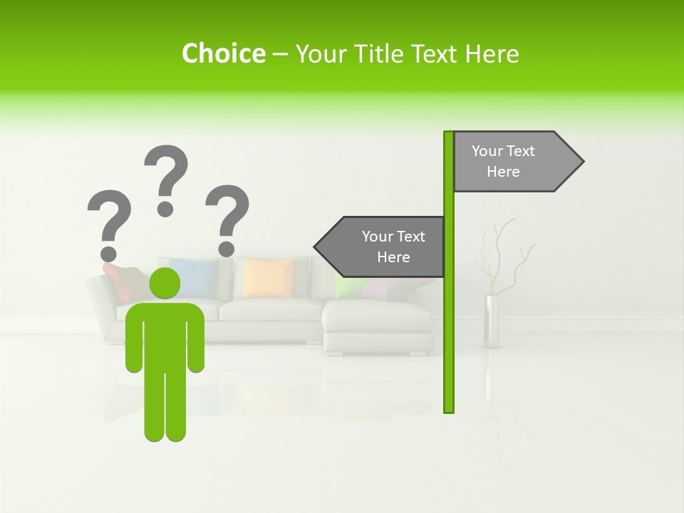 Couch Lifestyle Creative PowerPoint Template