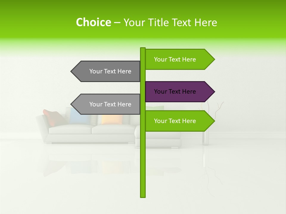 Couch Lifestyle Creative PowerPoint Template