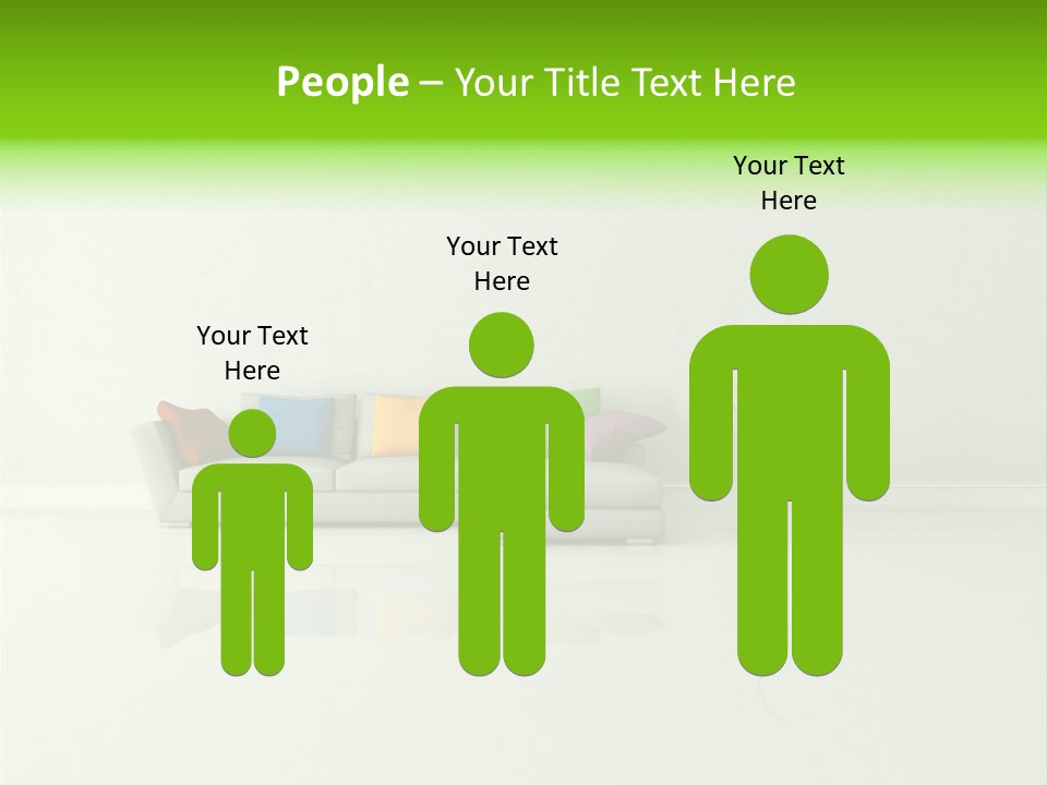 Couch Lifestyle Creative PowerPoint Template