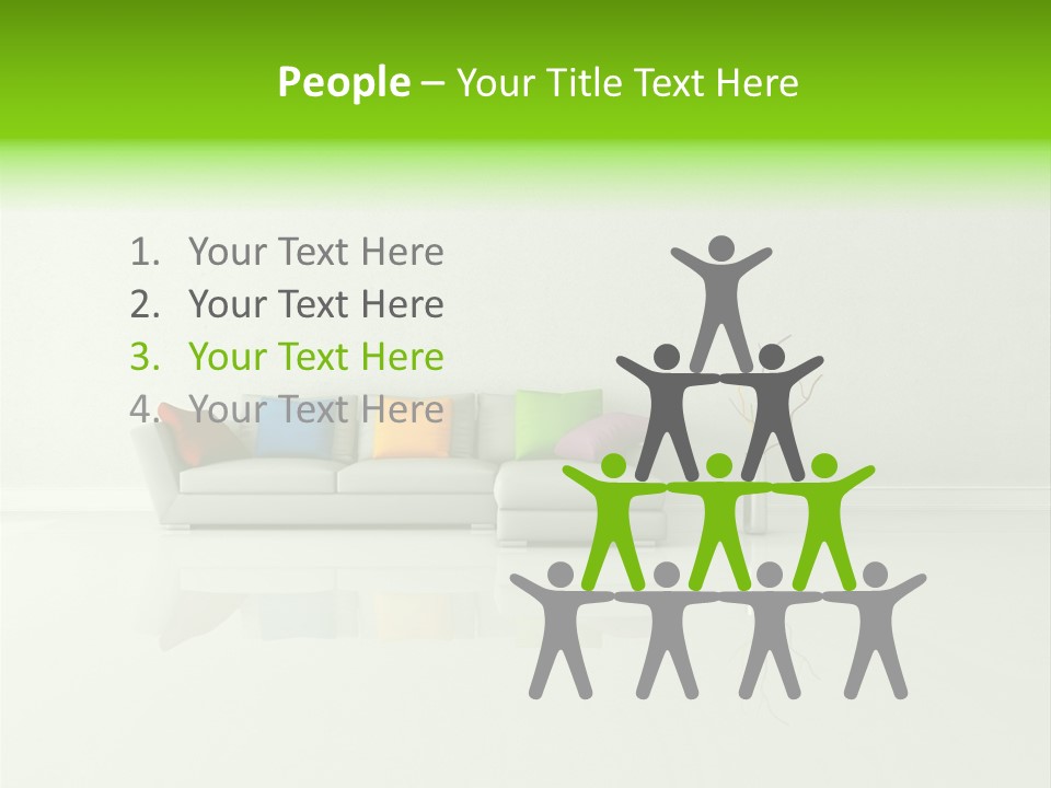 Couch Lifestyle Creative PowerPoint Template