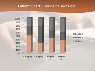 Peripherals Fingers Pressing PowerPoint Template