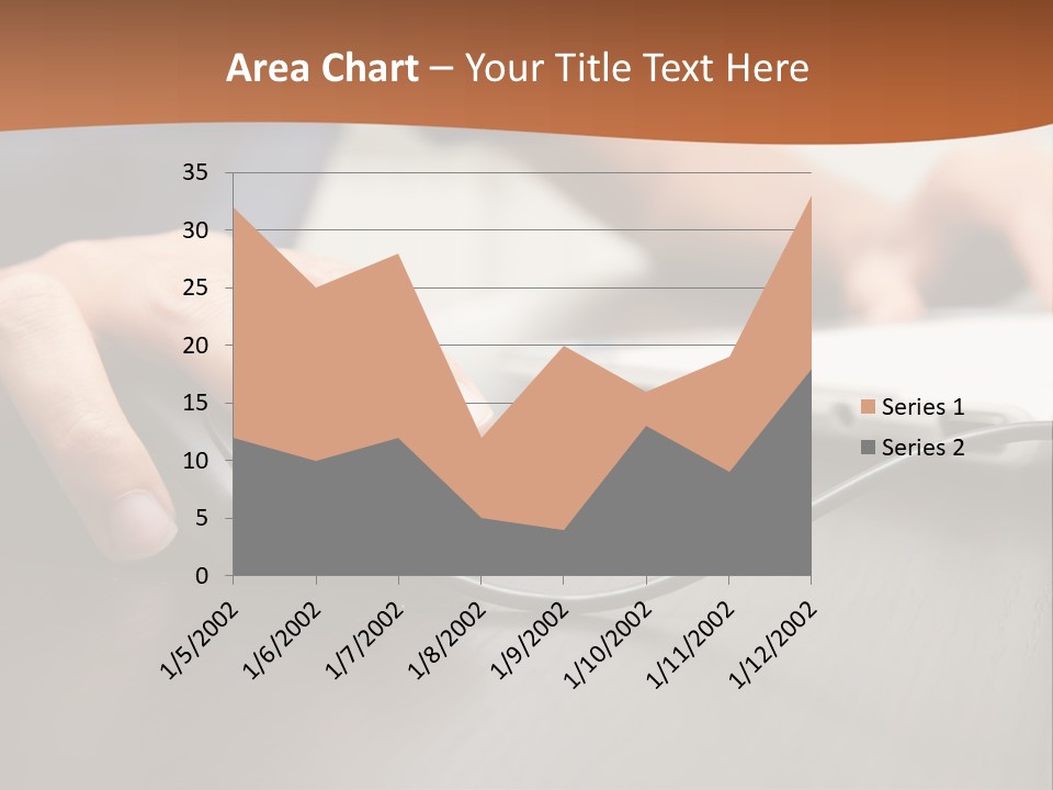 Peripherals Fingers Pressing PowerPoint Template