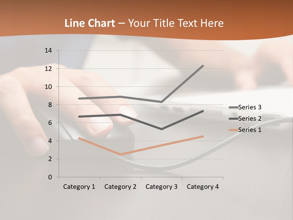 Peripherals Fingers Pressing PowerPoint Template