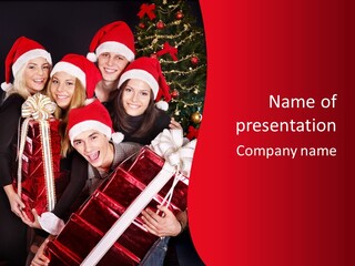 Smile Party Christmas PowerPoint Template