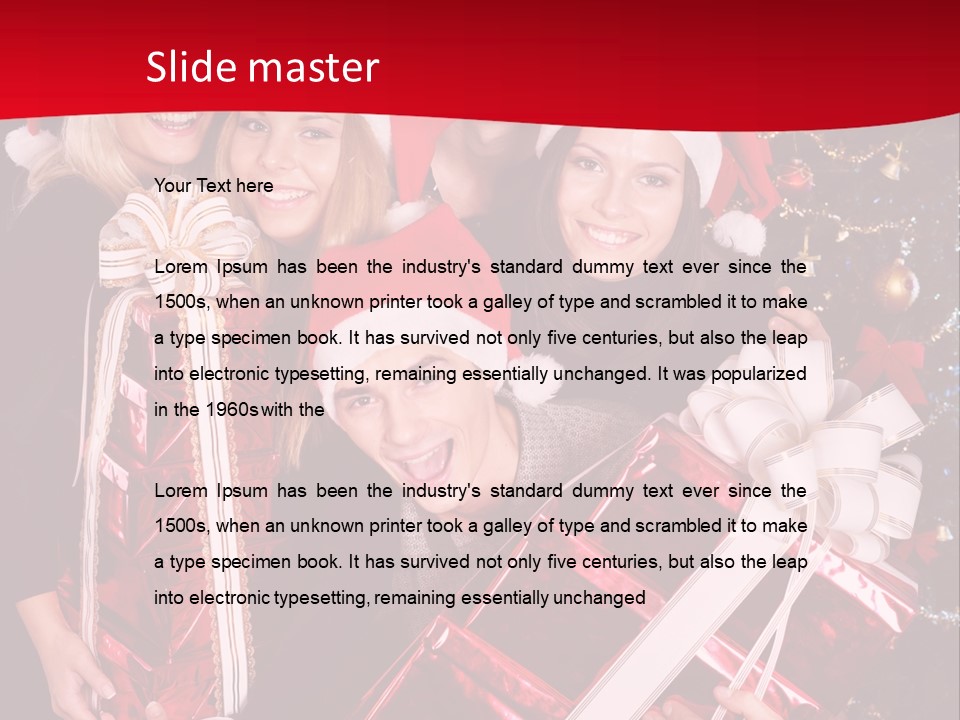 Smile Party Christmas PowerPoint Template