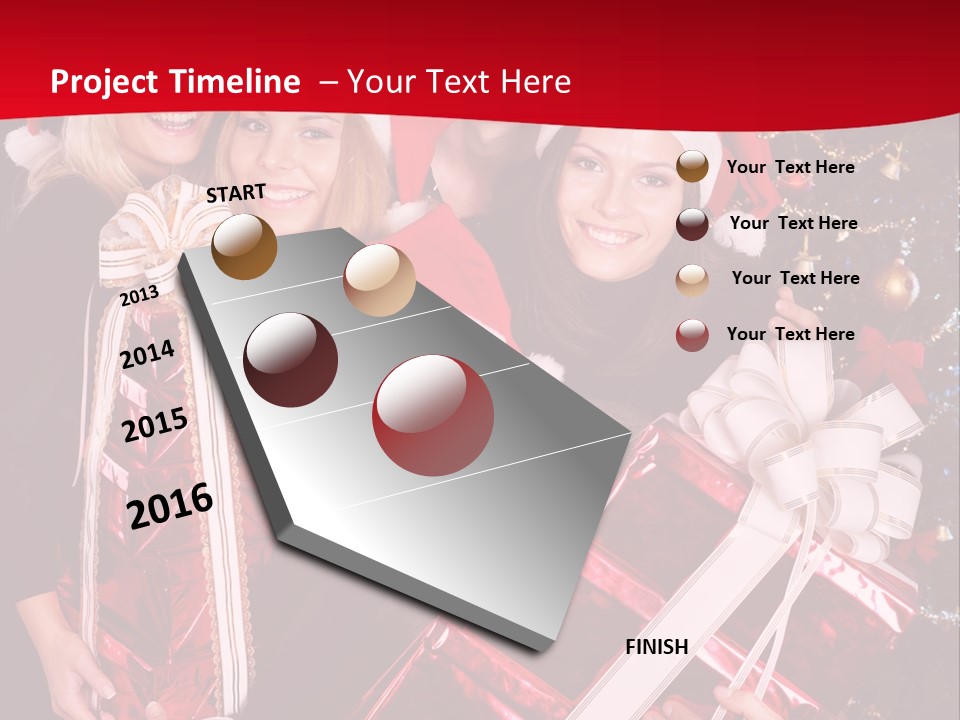 Smile Party Christmas PowerPoint Template