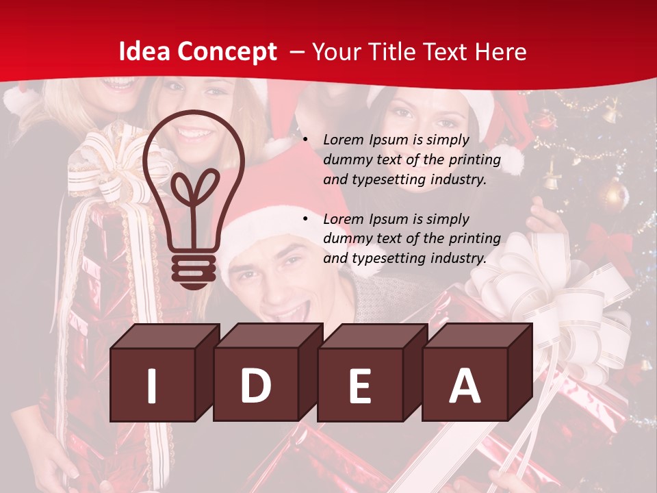 Smile Party Christmas PowerPoint Template