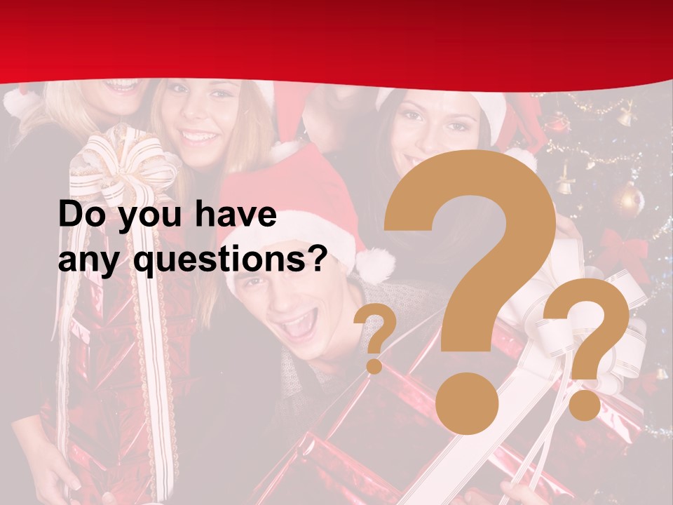 Smile Party Christmas PowerPoint Template