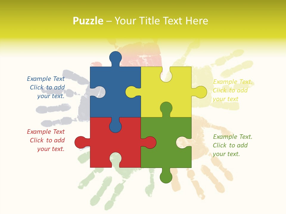 Left Yellow Red PowerPoint Template