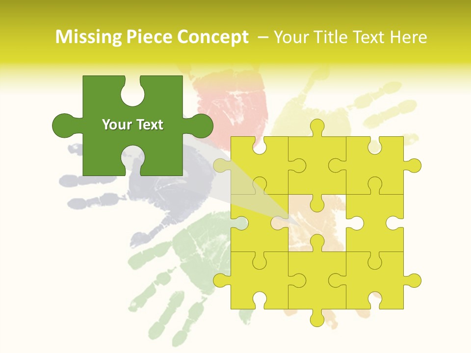 Left Yellow Red PowerPoint Template