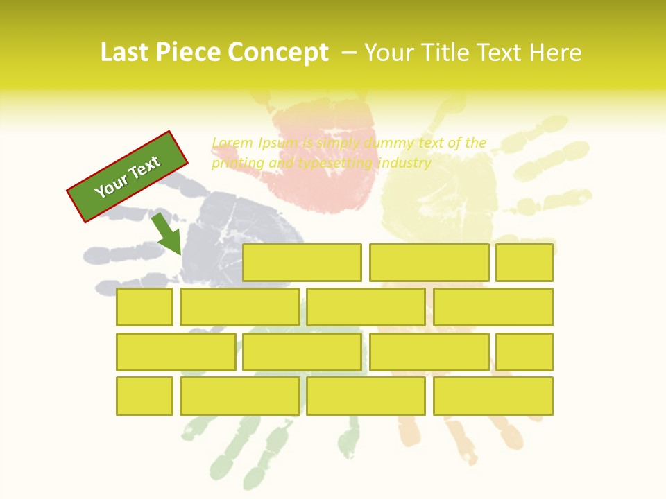 Left Yellow Red PowerPoint Template