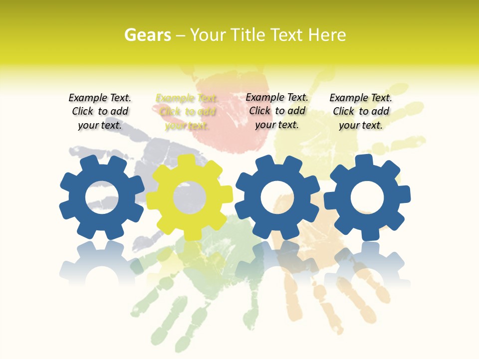 Left Yellow Red PowerPoint Template