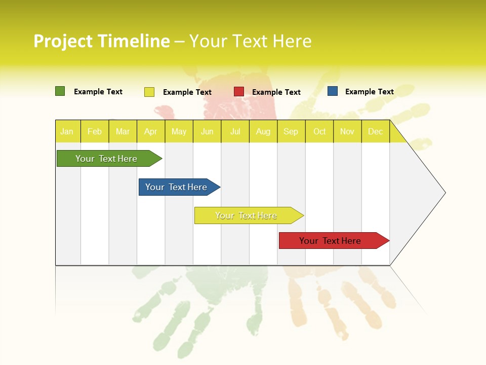 Left Yellow Red PowerPoint Template