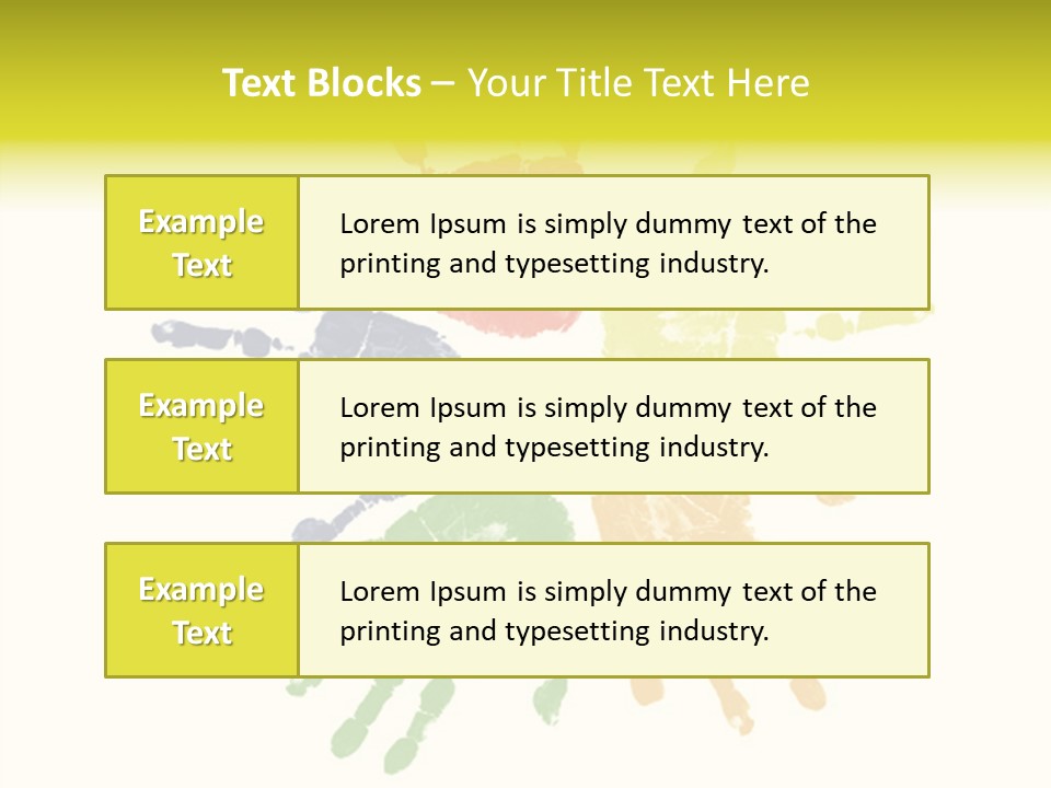 Left Yellow Red PowerPoint Template