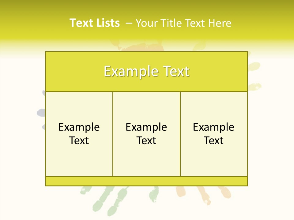 Left Yellow Red PowerPoint Template