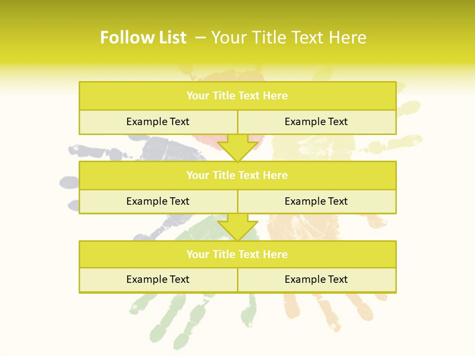 Left Yellow Red PowerPoint Template