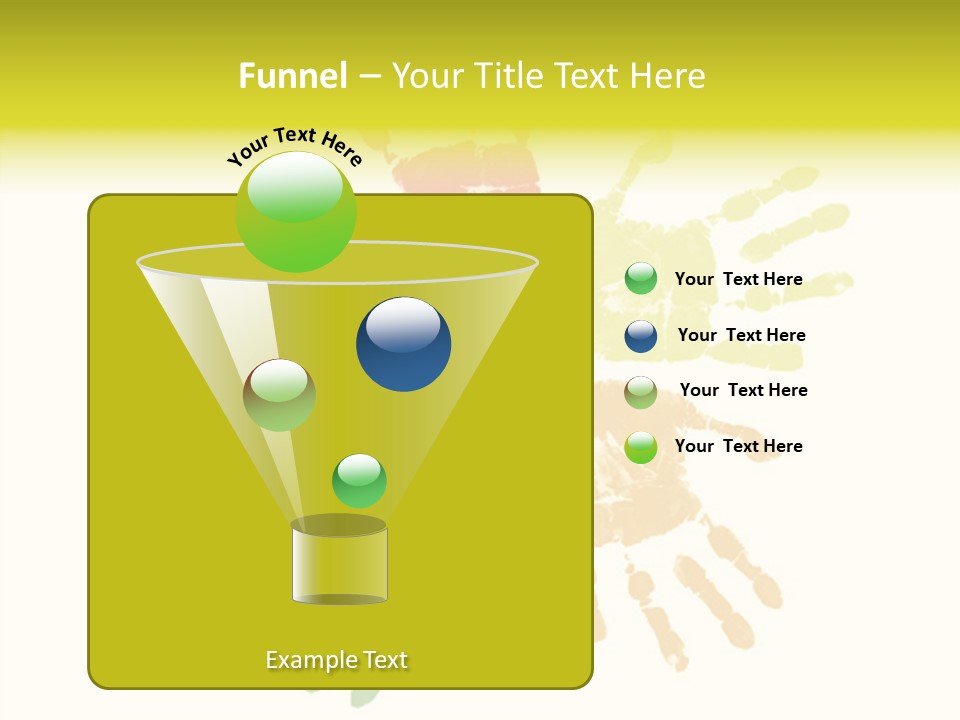 Left Yellow Red PowerPoint Template