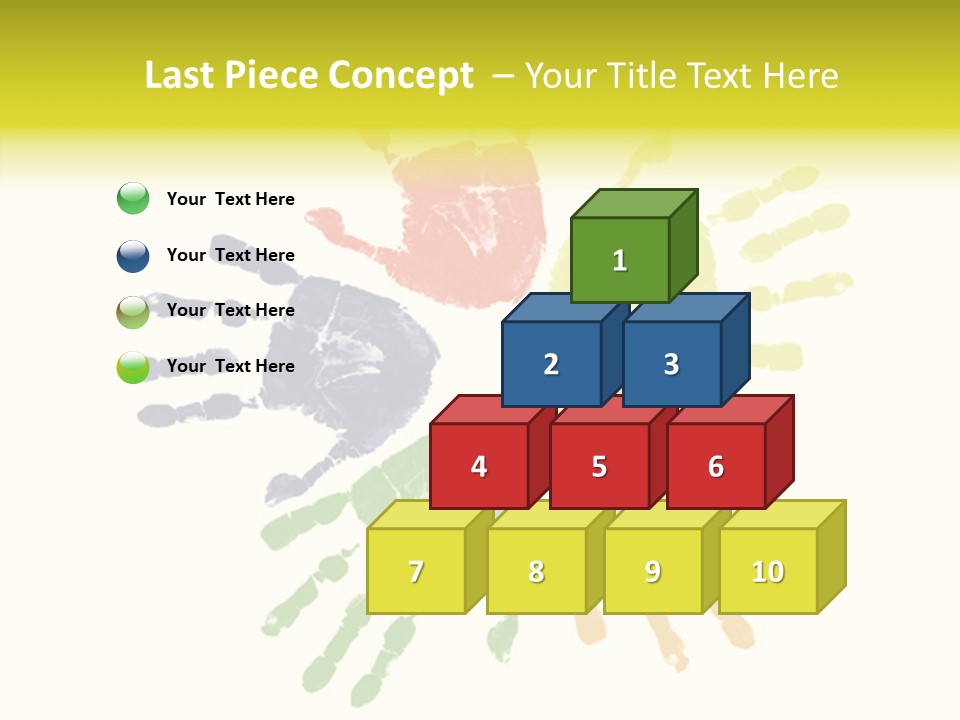 Left Yellow Red PowerPoint Template