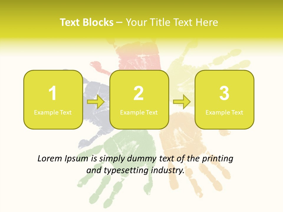 Left Yellow Red PowerPoint Template