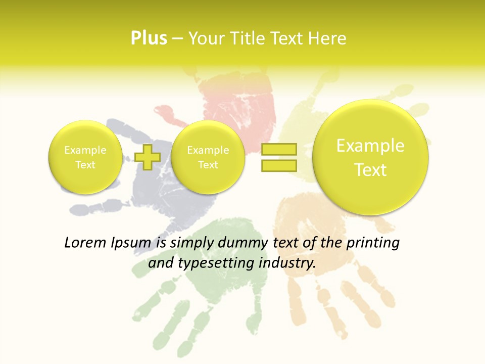 Left Yellow Red PowerPoint Template