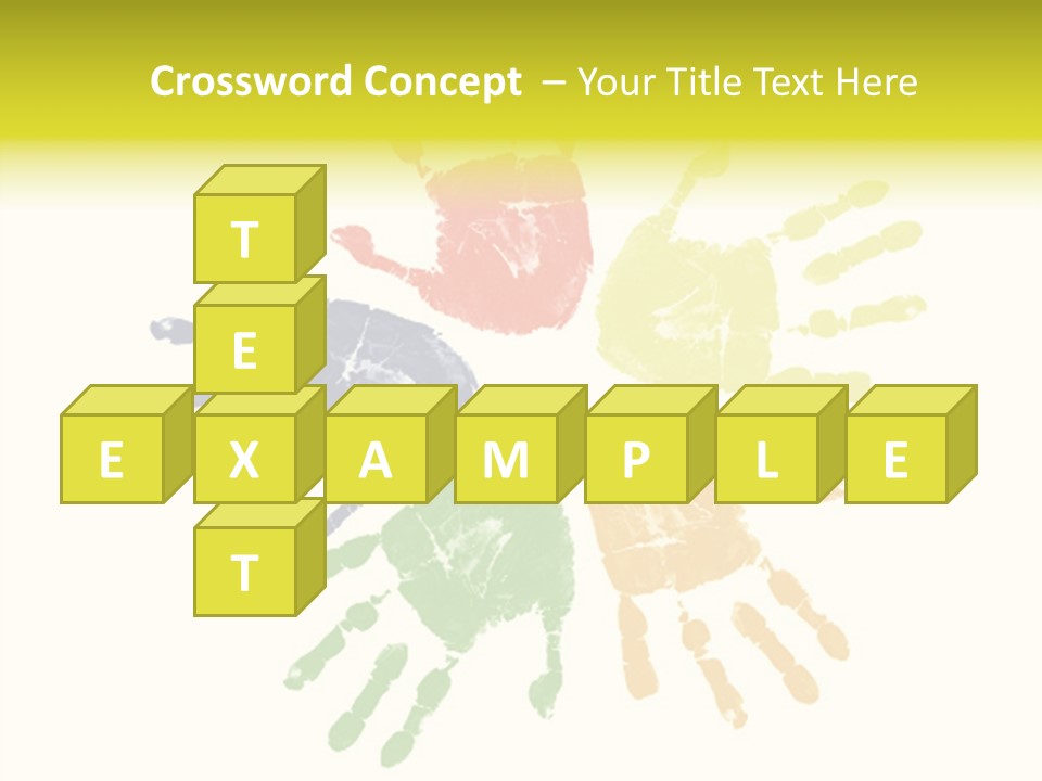 Left Yellow Red PowerPoint Template