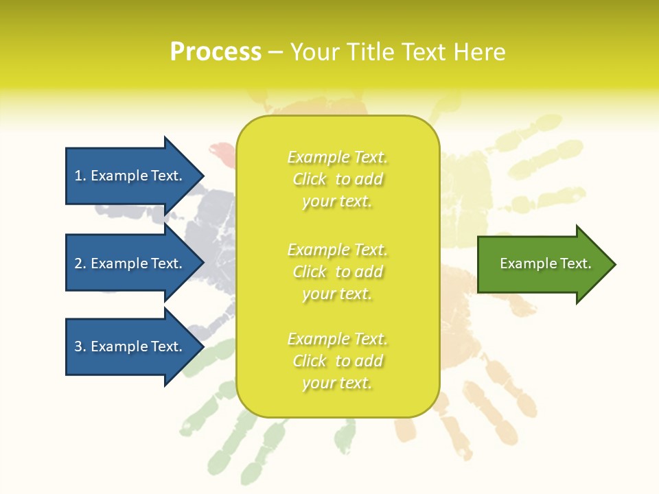 Left Yellow Red PowerPoint Template