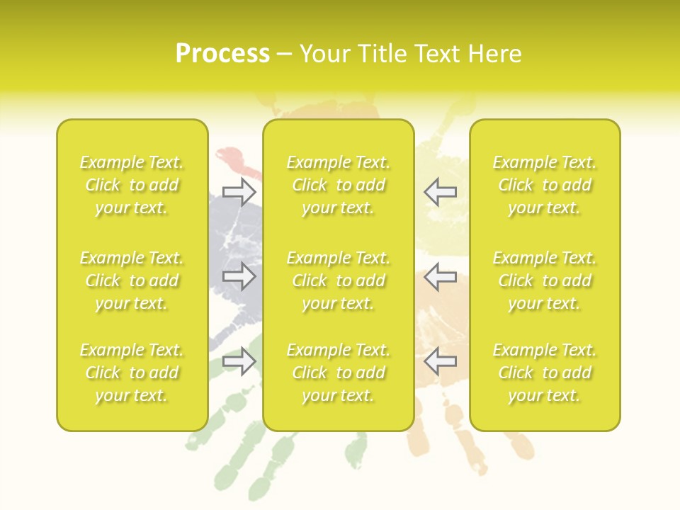 Left Yellow Red PowerPoint Template