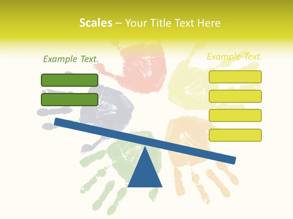 Left Yellow Red PowerPoint Template
