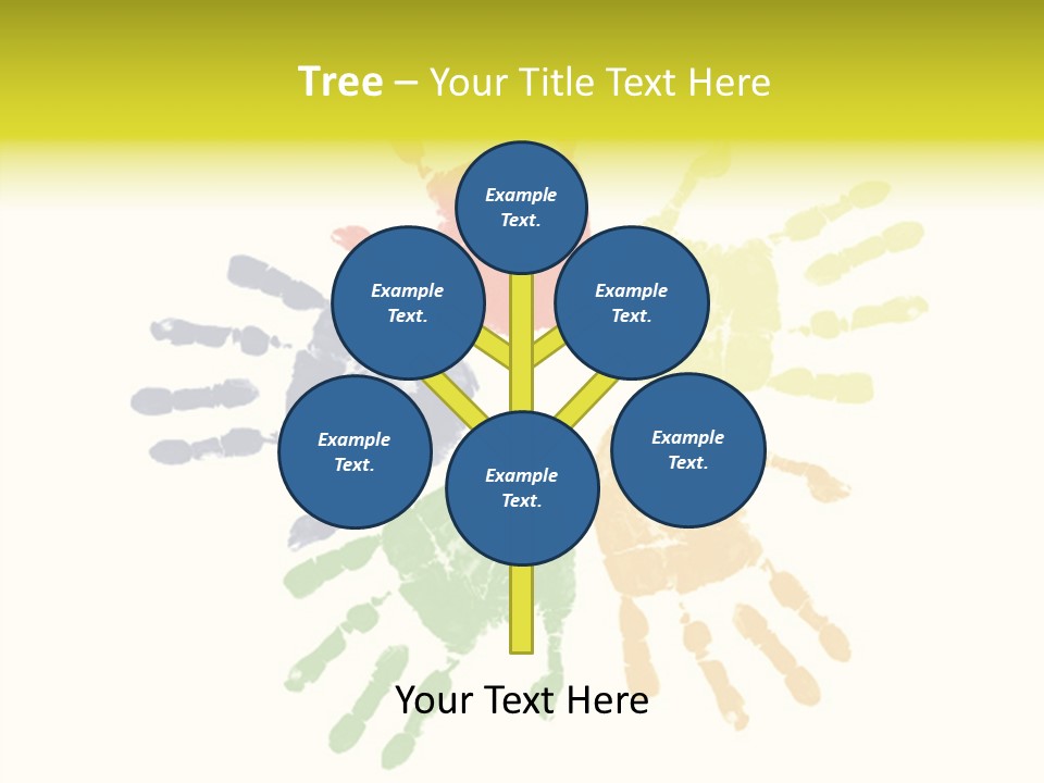 Left Yellow Red PowerPoint Template