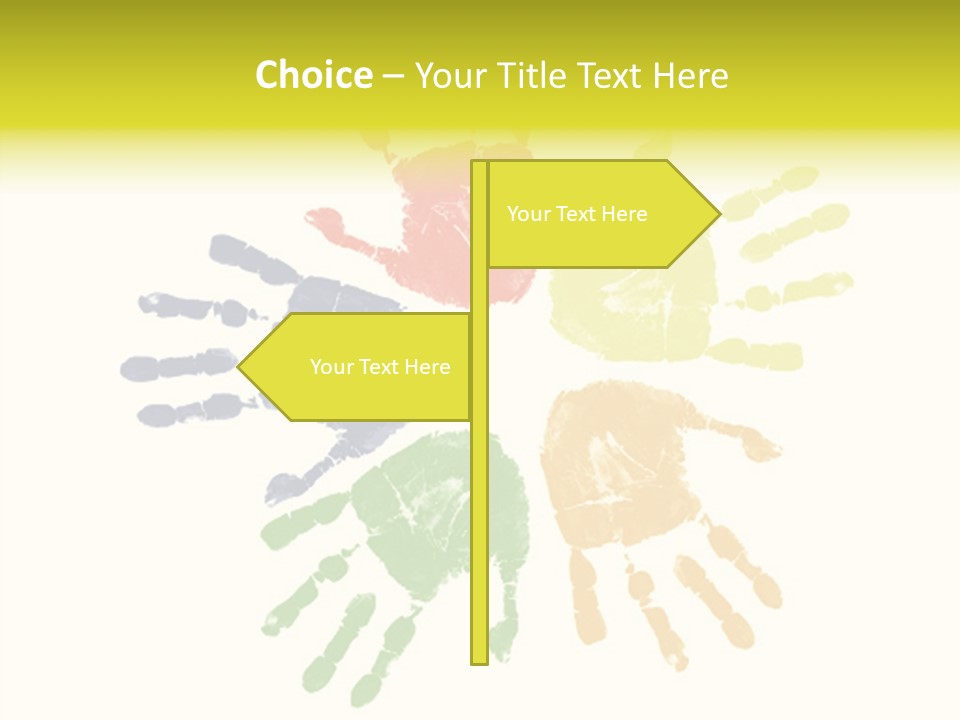 Left Yellow Red PowerPoint Template