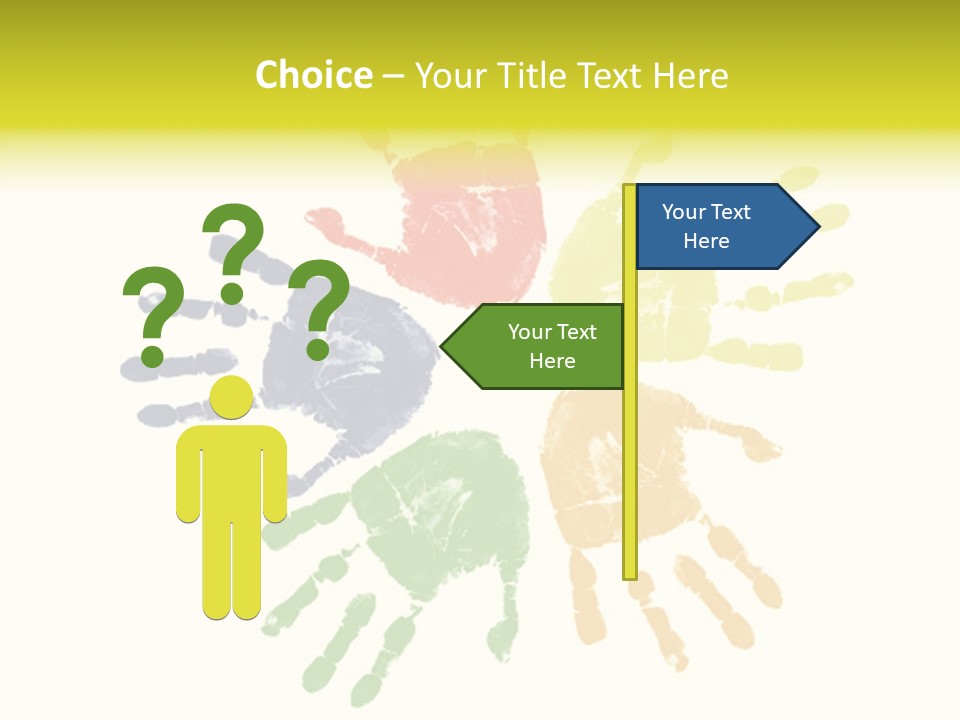 Left Yellow Red PowerPoint Template