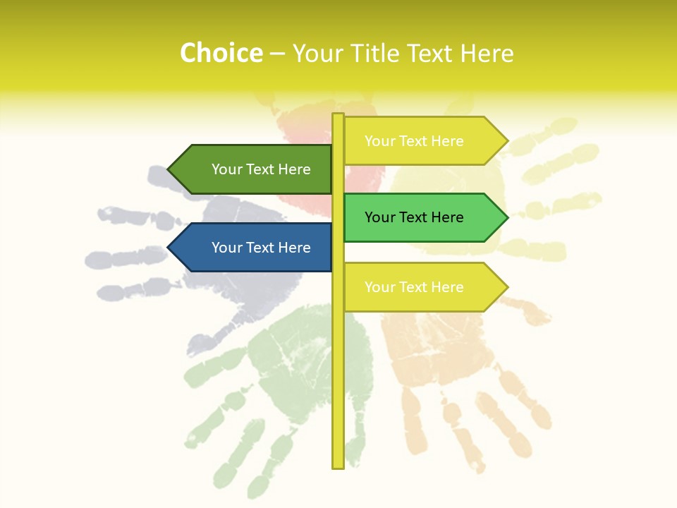 Left Yellow Red PowerPoint Template